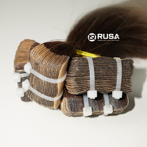 Cabello vietnamita natural de color de moda para el verano, súper doblemente tramado, cabello virgen vietnamita de calidad. - Product Image 1