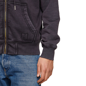 Streetwear de marque de créateur OEM, sweats à capuche surdimensionnés lavés à l'acide en polaire vintage en éponge française personnalisés pour hommes 100% coton - Product Image 3