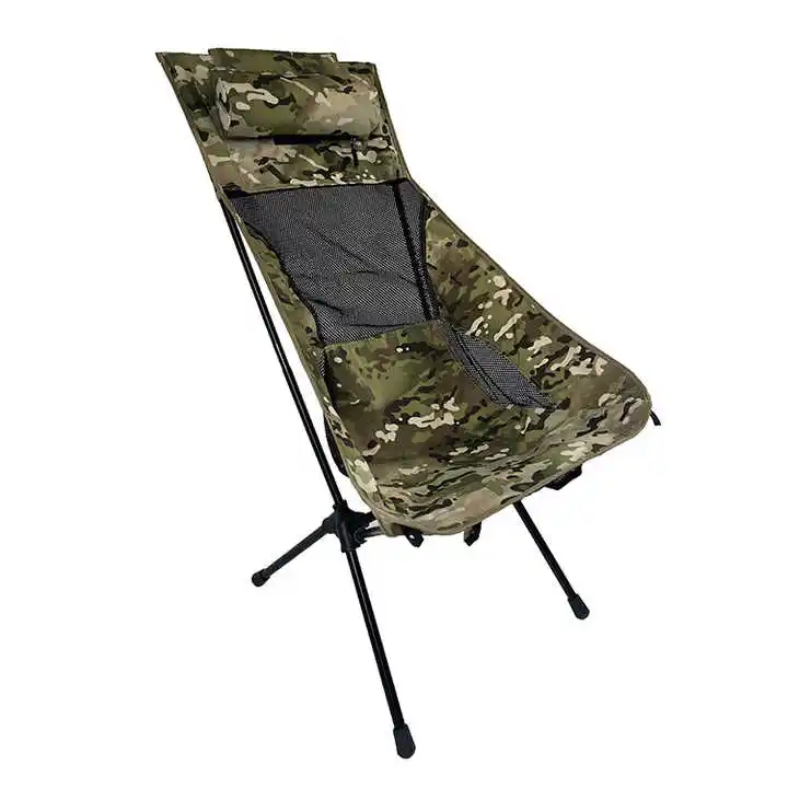 Nieuw Design Luxe High-Back Klapstoel Outdoor Ultralichte Draagbare Opvouwbare Camping Strandstoel