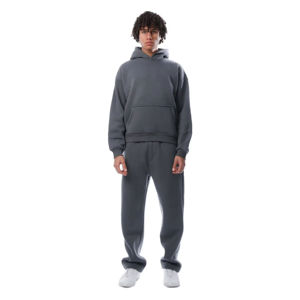Survêtements unisexes tendance pour homme et femme, design personnalisé, survêtements amples à impression bouffante - Product Image 4