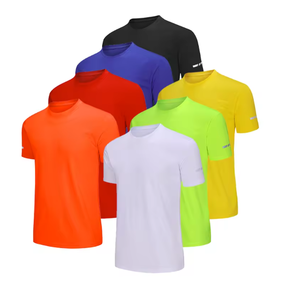 Maglietta da uomo all'ingrosso in cotone 100% oversize Anti-sudore estivo Activewear con Logo personalizzato leggero e confortevole - Product Image 3