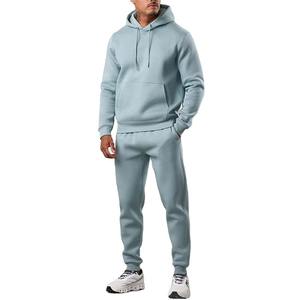Sudadera con Capucha de Color Sólido para Hombre, Sudaderas con Capucha con Mezcla de Algodón Premium para Ropa Casual de Calle, Sudadera con Capucha y Pantalones Deportivos para Hombre - Product Image 6