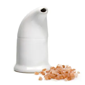 Pipa garam Himalaya terbaik untuk pasien asma grosir kualitas tinggi mudah digunakan pengisap garam keramik