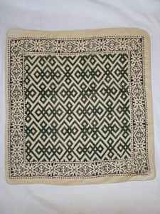 ผ้าพันคอผ้าฝ้ายออร์แกนิค ลายโบฮีเมียน พิมพ์ด้วยมือ ย้อมสีธรรมชาติ ของขวัญสำหรับเธอ - Product Image 2