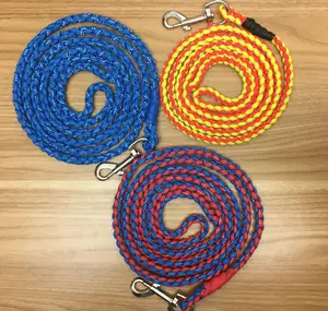 360 guinzaglio retrattile per cani senza grovigli clip per rana guinzaglio per addestramento in Paracord guinzaglio riflettente per cani da caccia con moschettone