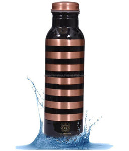Pure Copper Hammered Design Drinkware Direct Drinking Water Bottle Adults Kitchen Table <b>Summer</b> <b>Decor</b> Quality Supply Tours - Product Image 2