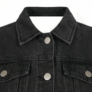 Chaquetas Vaqueras para Mujer, Diseño Personalizado de Invierno, Talla Grande, Abrigo de Mezclilla de Algodón y Poliéster, Ropa Exterior Elegante, Color Personalizado Informal - Product Image 4