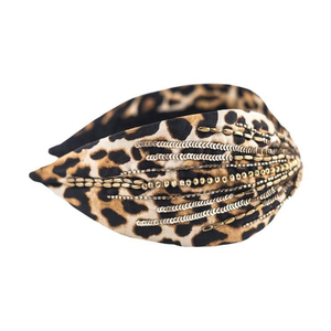 Diadema de Algodón Blanca con Bordado a Mano, Diseño Nuevo 2024, para Niñas, para Fiestas, con Cuentas - Product Image 3