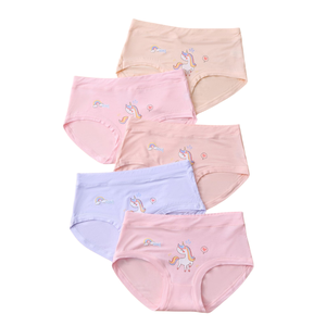 Sous-vêtements pour enfants en coton, taille haute, sans couture, fabricant OEM, confortables, respirants, séchage rapide, écologiques, vente en gros - Product Image 5