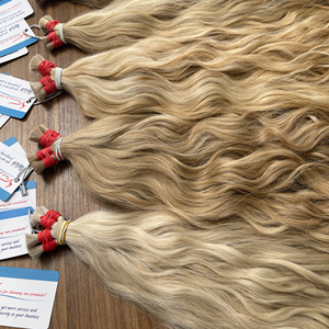 Extensión de cabello humano a granel vietnamita cabello ondulado natural y liso de color disponible en stock listo para enviar - Product Image 3