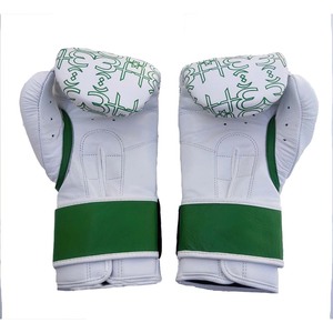 Gants de boxe en cuir de vachette rouge noir pour adultes à la mode en cuir PU entraînement Arts martiaux origine thaïlandaise OEM personnalisable - Product Image 2