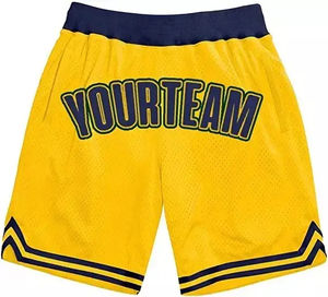 Shorts de sport pour homme en toile 100 % coton, confortables et personnalisables, motif uni, maille respirante pour un style décontracté - Product Image 2