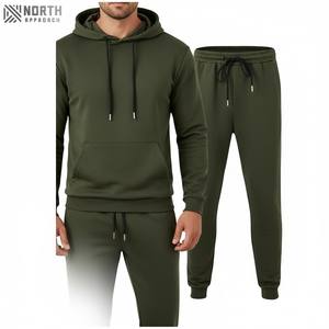 Ensemble de survêtement en polaire technique 2025 Dernière conception de pantalon de survêtement à capuche surdimensionné avec logo personnalisé Vêtements d'hiver Oem pour hommes Survêtements personnalisés - Product Image 1
