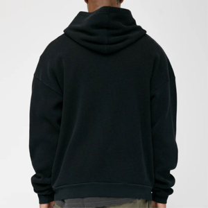 Sweat à capuche en molleton épais pour homme, de haute qualité, avec logo personnalisé brodé, style streetwear, coupe classique, thermique, 100% coton - Product Image 5