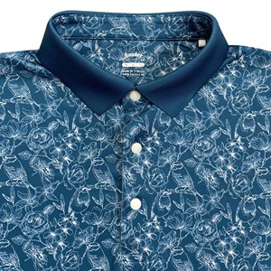 2024 Best Choice Custom Logo Golf Polo Shirts Ventiled Men's Performance Moisture Wicking Camiseta elegante para Golf - Product Image 5