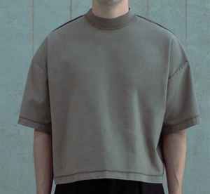 Camiseta Corta de Secado Rápido para Hombre, de Alta Calidad, Gruesa, con Estampado Gráfico, Informal, Holgada, 100% Algodón, Personalizada - Product Image 1