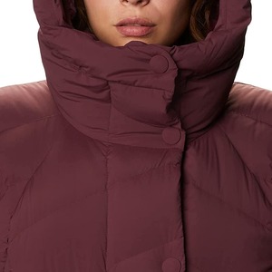 Chaqueta de Invierno Personalizada, Impermeable, Ecológica, Acolchada, para Mujer, Abrigo Largo de Algodón, Estilo Urbano, Venta al por Mayor - Product Image 6