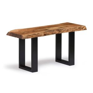 Metal and Solid Wood <b>Bench</b> Modern Indoor and <b>Outdoor</b> Furniture for Home Living Room <b>Outdoor</b> Garden <b>Storage</b> <b>Bench</b> Made in India - Product Image 1