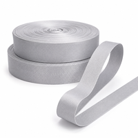 Sangle tissée aspect nylon gris 30-38 mm, durable, pour soutien lombaire, poignée de fitness, sac à dos, accessoires pour animaux de compagnie