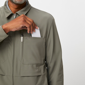 Stretch Scrubs Jacket Hospital Uniform Zip <b>Pocket</b> Scrubs Jackets - Product Image 6