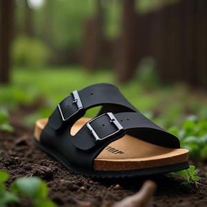 Arizona Prof Safety Shoes Gr.43 Anti-Slip Black Birko Flor DIN EN ISO 20347 for BIRKENSTOCK with Steel <b>Toe</b> <b>Cap</b> for Mining TPU - Product Image 3
