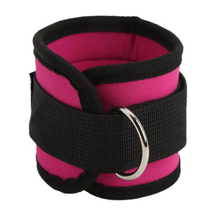 Sangles de cheville personnalisées de haute qualité pour machines à câbles, logo personnalisé, sangle de cheville et de poignet rembourrée en polyester professionnelle - Product Image 3