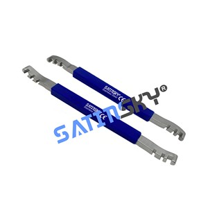Instrumento Quirúrgico Ortopédico Veterinario Mini de 2 Piezas para Doblar Placas Óseas, Herramienta de Esterilización para Procedimientos - Product Image 4