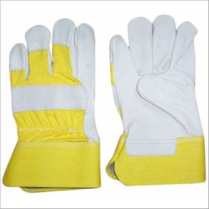 Sunland Gants de travail en gros Gants de sécurité en cuir Gants de soudage en cuir de vache pour l'industrie - Product Image 6