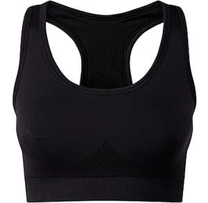 Soutien-gorge de sport noir respirant et confortable pour femmes sur mesure Fitness Wear XS Size Hot Selling OEM Front Logo Position - Product Image 1