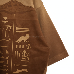 Chemises de smoking pour hommes à épaules tombantes, coupe oversize, 100% coton satiné tricoté, décontractées d'été, écologiques, respirantes, séchage rapide, personnalisables - Product Image 4