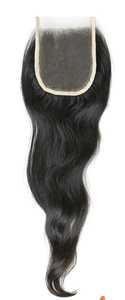 Cabello humano natural, cabello de templo virgen, cierres de encaje - Product Image 5