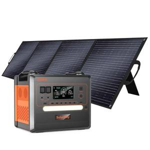 Estación de Energía Portátil Sol ArP Lay Q2402M de 400W con Onda Sinusoidal Pura, Panel Solar, Batería de Iones de Litio, Control Remoto, Linterna y MPPT - Product Image 3