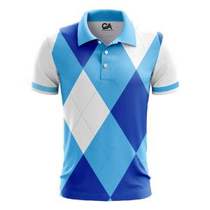 Polos impresos sublimados de último diseño al por mayor para hombres, polos sublimados personalizados de manga corta, estilo único - Product Image 5