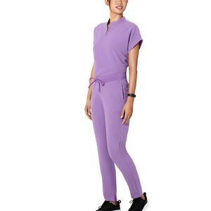 Uniformes Médicos Personalizados con Logotipo para Mujer, Conjuntos de Uniformes de Talla Grande, Material de Spandex Quirúrgico, Jersey, Detección de Agujas Directa - Product Image 1