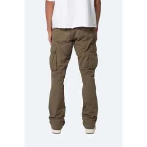 กางเกงคาร์โก้ทรงบูทคัท ผ้าฝ้าย 100% วินเทจวอช ทรงบี ผ้าทวิลล์ฟอก - Product Image 1