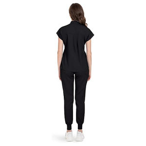 ชุดยูนิฟอร์มผ้าแคนวาสสำหรับนักวิ่งชุดยูนิฟอร์มสปาผ้าแคนวาสสำหรับนักทำเล็บมือและพยาบาล - Product Image 3