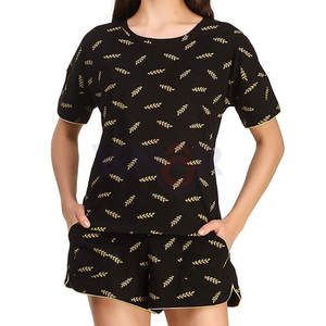 Ensemble jumeau élégant et confortable en coton biologique à tricoter Ensemble jumeau de haute qualité et abordable personnalisable OEM pour femmes - Product Image 2