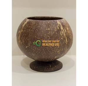 Gobelet à boire réutilisable en coquille de noix de coco naturelle, écologique, fait main, style campagnard, résistant à la chaleur, portable, compatible lave-vaisselle, idéal pour offrir - Product Image 3