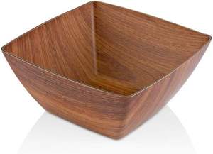 Cuenco de madera de mango hecho a mano, acabado liso, ensalada, frutas, pasta, casa de campo rústica, cocina decorativa, cuenco de comedor natural para servir - Product Image 2