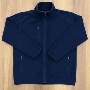 Chaqueta de forro polar con cremallera completa ligera a prueba de viento para hombre, bloqueo de Color para actividades al aire libre, Camping, senderismo, temporadas de primavera y otoño - Product Image 2