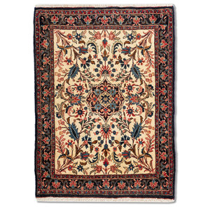 Aalam Gold Hand Knotted <b>Wool</b> Rugs High Quality Floral and Classic Style for Home for Living Room Bedroom or Hallway-Pae-6431 - Product Image 1