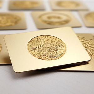 Cao cấp thành viên Quà Tặng tùy chỉnh khắc VIP bạc-mạ thép không gỉ gương kim loại phong cách Châu Âu lụa Màn hình tên nơi - Product Image 5