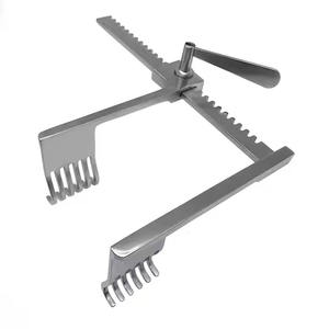 Retractor de Huesos de Acero Inoxidable, Distractor Manual Lumbar-Intercostal de 6 Puntas, Instrumento Ortopédico Ligero, Venta al Por Mayor, Mejor Vendido, con Certificación CE - Product Image 1