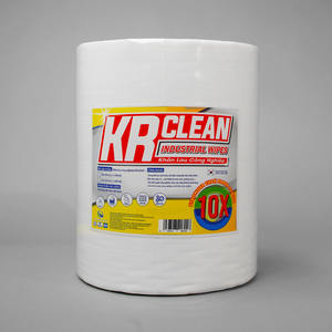 Krclean-Rollo de tela no tejida de microfibra 90 GSM, máquina de estilo liso, respetuoso con el medio ambiente, 30x30cm - Product Image 1