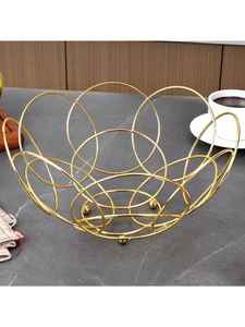 Panier rond décoratif en corne, fait à la main, style animal, conçu pour le rangement et l'exposition sur le comptoir de cuisine d'un appartement moderne - Product Image 6