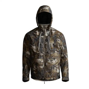 Veste de chasse imperméable avec design camouflage léger et construction coupe-vent parfaite pour le confort de la chasse en plein air - Product Image 5