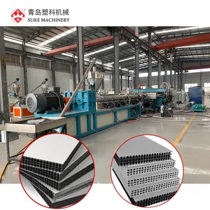 PP Formwork Machine Hollow Corrugated Plate Building Template Core Engine Plastic Extruders for Manufacturing Plant