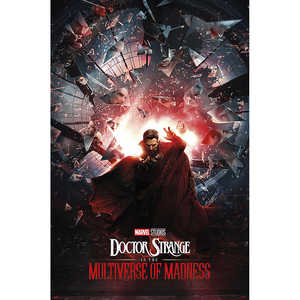 Diseño de póster de Doctor Strange de Marvel con la temática de El Multiverso de la Locura - Product Image 1