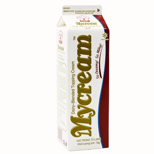 Crème non laitière en gros, prix imbattable, OEM/ODM, haute qualité, HALAL, pâtisserie, Mycream Ivory, crème de garniture mélangée laitière, 1 kg, export en vrac - Product Image 1