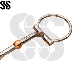 2026 Bocados de caballo tipo snaffle de acero inoxidable personalizados con anillo en D, de alta estabilidad, que evitan el deslizamiento del bocado, para entrenamiento de caballos jóvenes y equitación duradera - Product Image 6